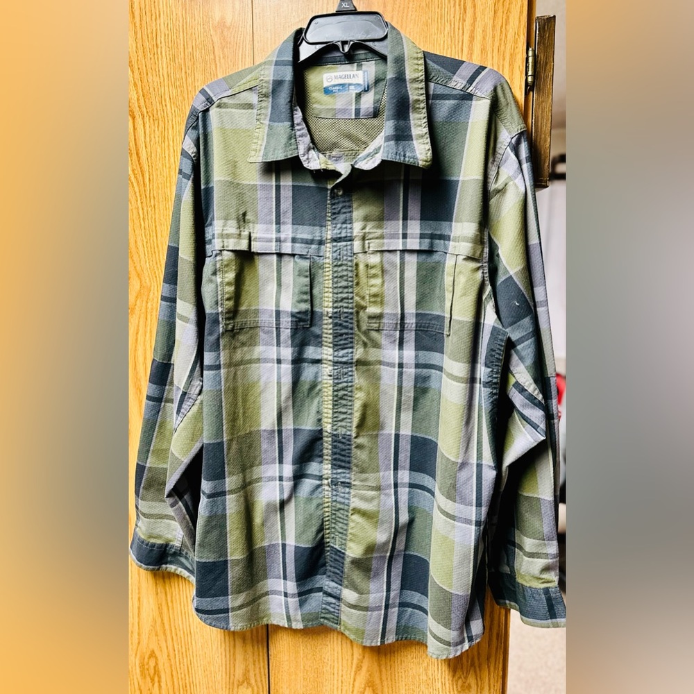 Men's Magellan Long Sleeve Button down Shirt